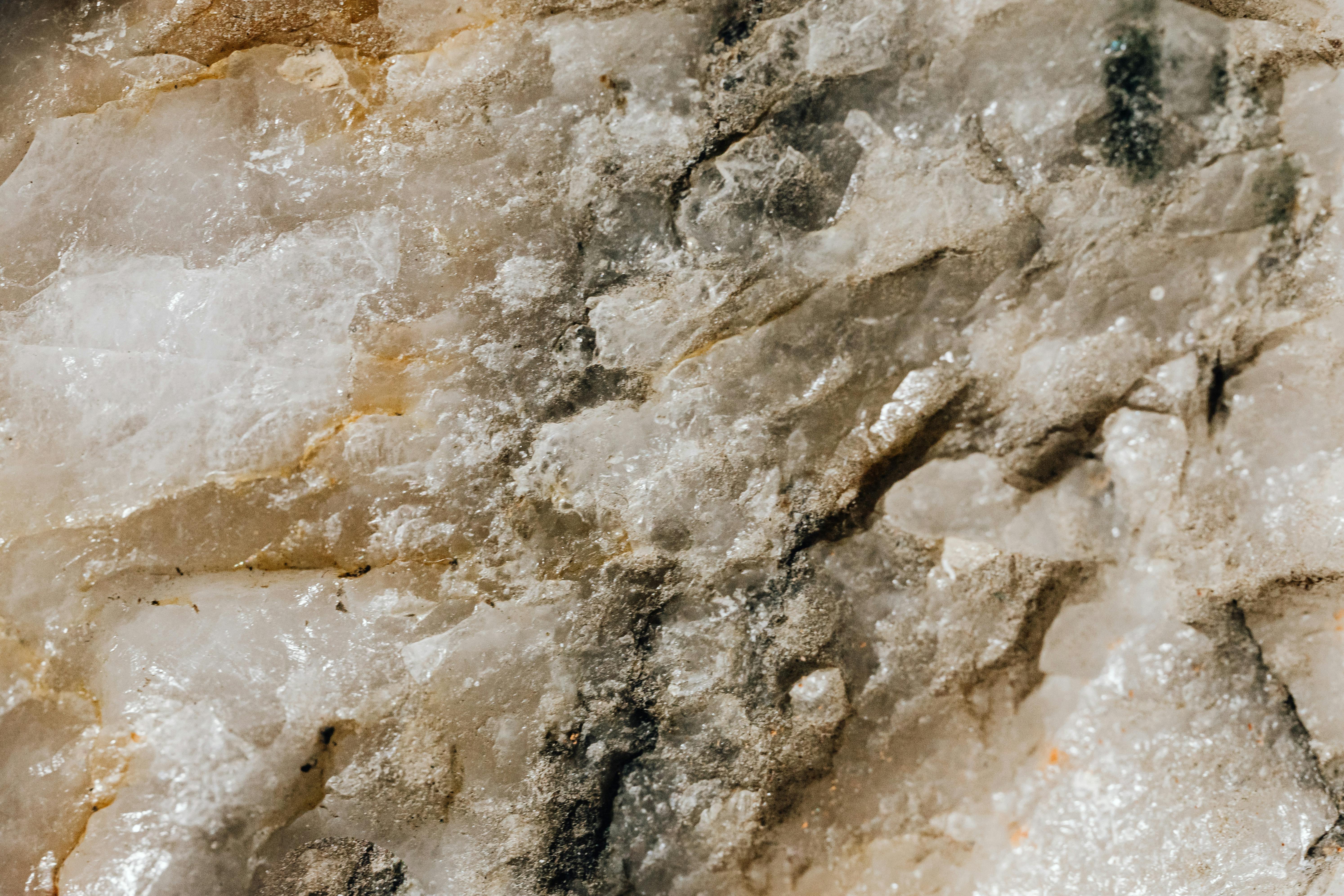 Beyaz Kuvars (Quartz) Taş Detayı